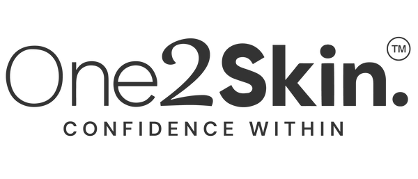 one2skin logo black colour